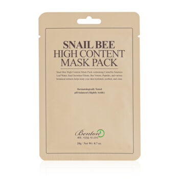 benton snail bee high content sheet mask fane greece