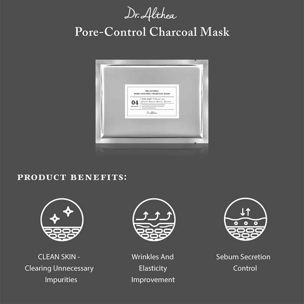 dr althea pore control charcoal mask 2 fane greece